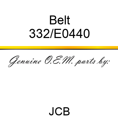 Belt 332/E0440