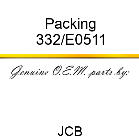 Packing 332/E0511