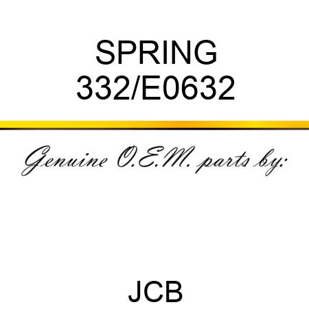 SPRING 332/E0632
