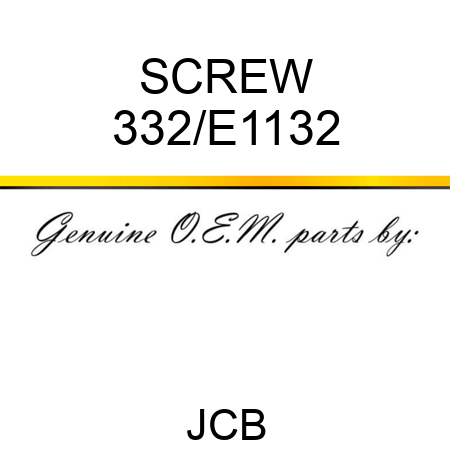 SCREW 332/E1132