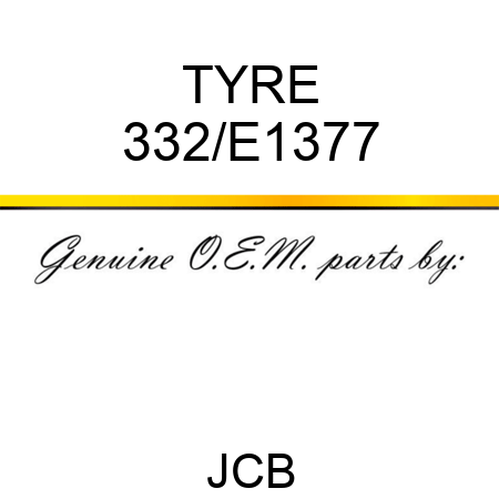 TYRE 332/E1377