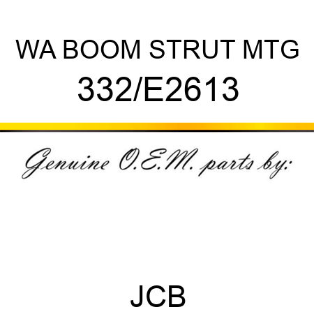 WA BOOM STRUT MTG 332/E2613