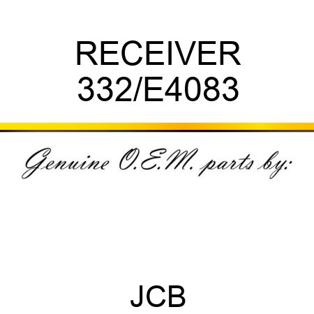 RECEIVER 332/E4083