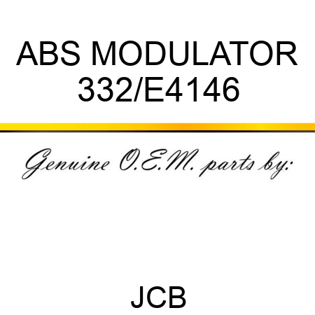 ABS MODULATOR 332/E4146