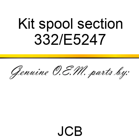 Kit spool section 332/E5247
