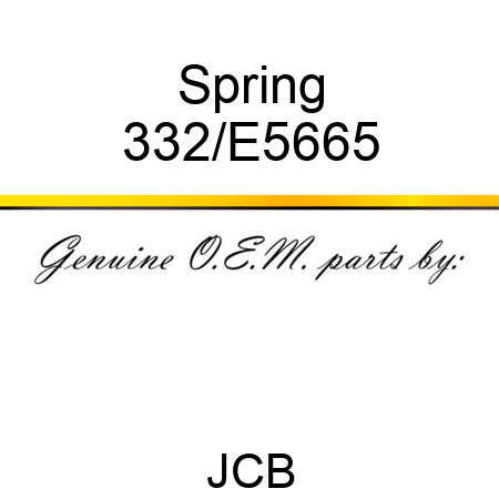 Spring 332/E5665