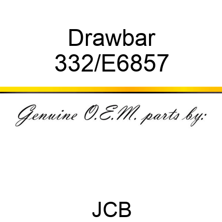 Drawbar 332/E6857