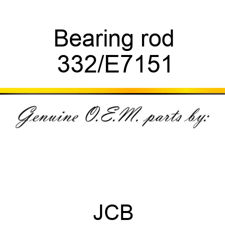 Bearing rod 332/E7151