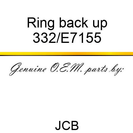 Ring back up 332/E7155