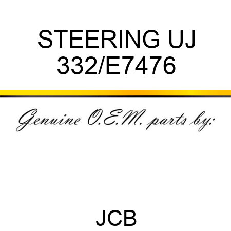 STEERING UJ 332/E7476