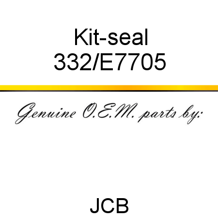Kit-seal 332/E7705