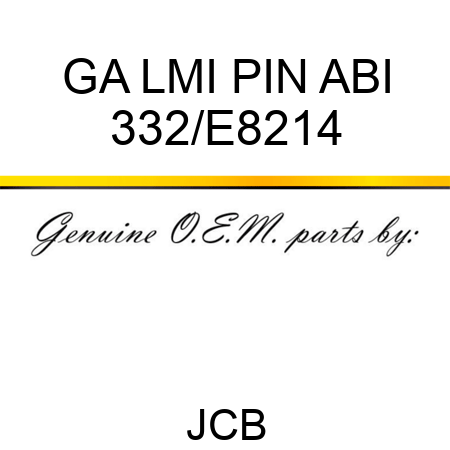GA LMI PIN ABI 332/E8214