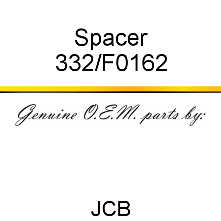 Spacer 332/F0162