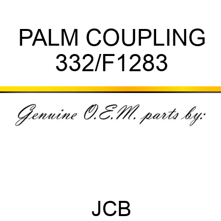 PALM COUPLING 332/F1283