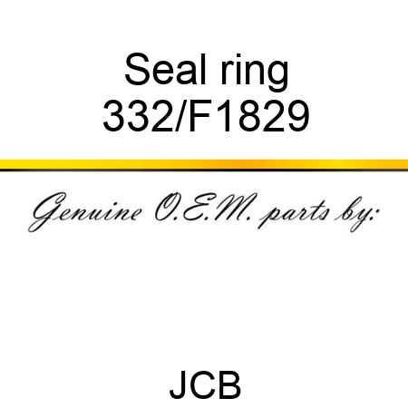 Seal ring 332/F1829