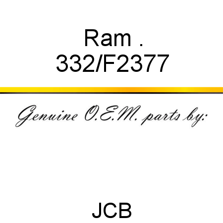 Ram, . 332/F2377