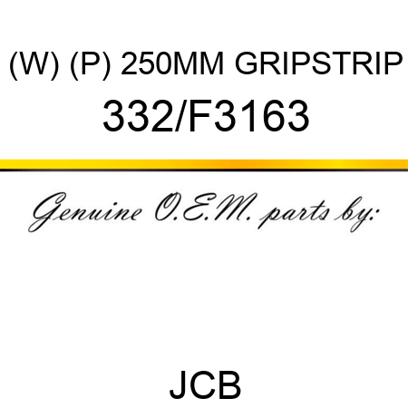 (W) (P) 250MM GRIPSTRIP 332/F3163