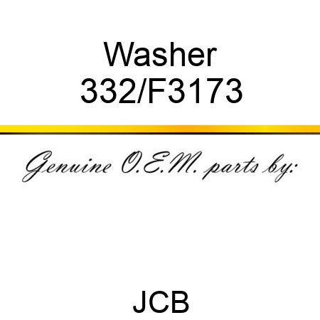 Washer 332/F3173