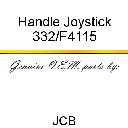 Handle, Joystick 332/F4115