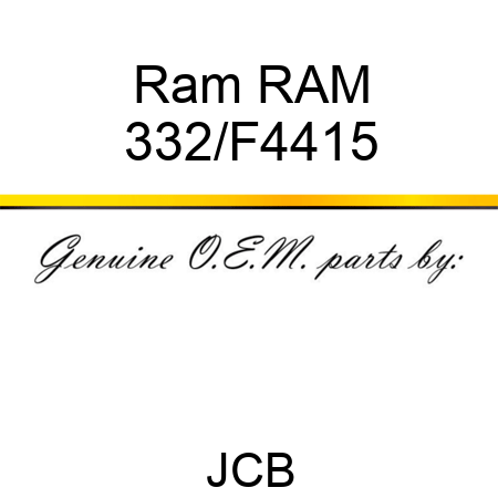 Ram RAM 332/F4415