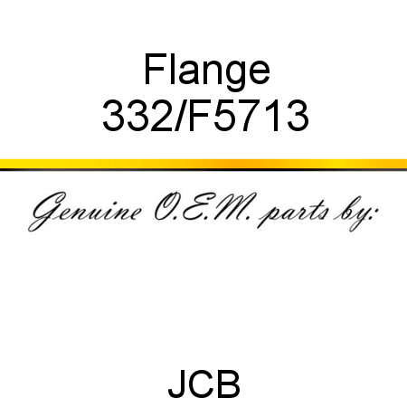 Flange 332/F5713