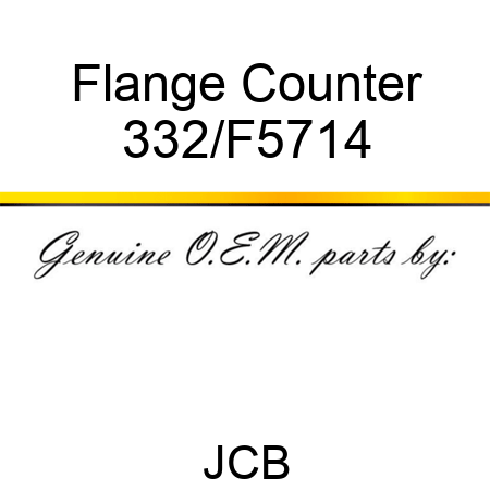 Flange Counter 332/F5714