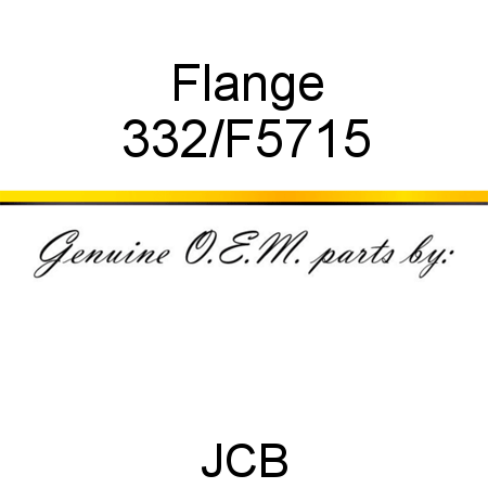 Flange 332/F5715