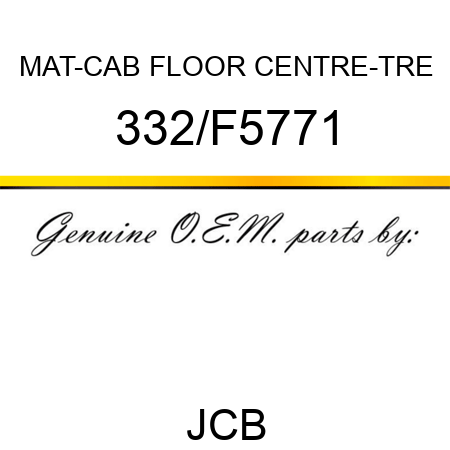 MAT-CAB FLOOR CENTRE-TRE 332/F5771