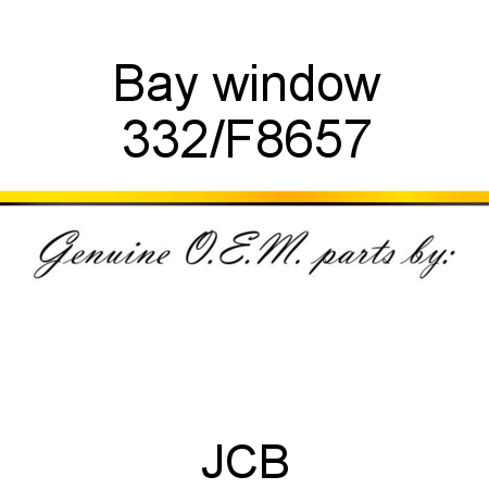 Bay window 332/F8657