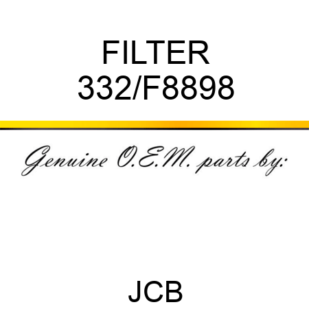 FILTER 332/F8898