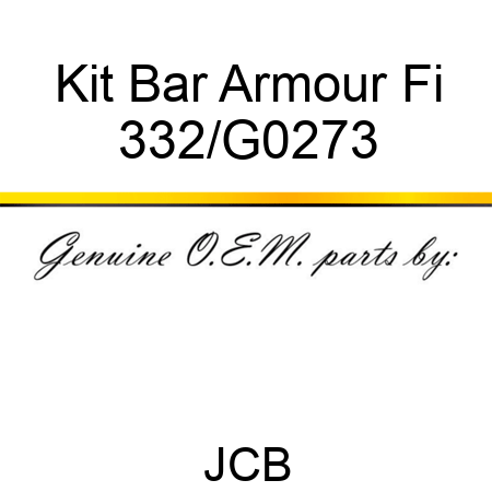 Kit Bar Armour Fi 332/G0273