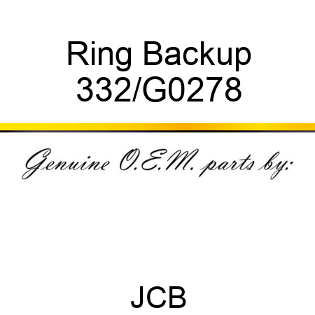 Ring Backup 332/G0278