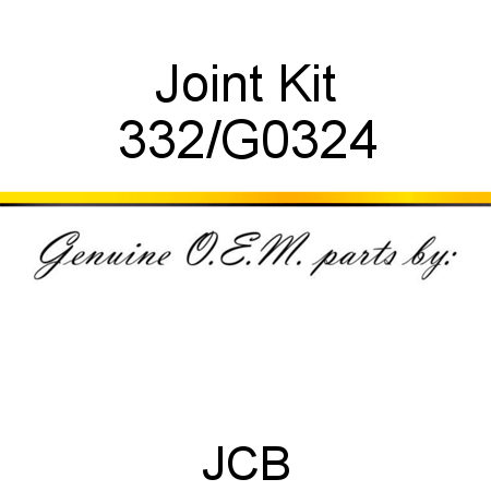 Joint, Kit 332/G0324