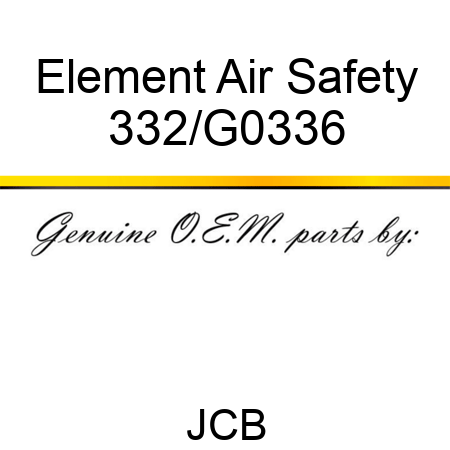 Element Air Safety 332/G0336