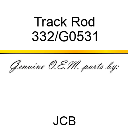 Track Rod 332/G0531