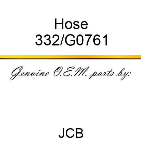 Hose 332/G0761