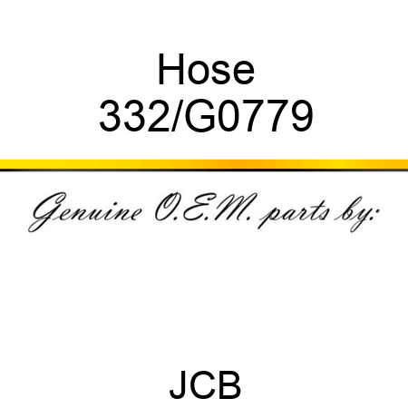 Hose 332/G0779