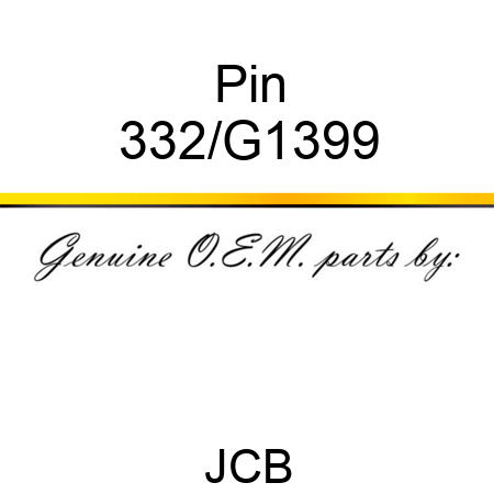 Pin 332/G1399