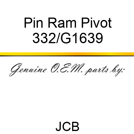 Pin Ram Pivot 332/G1639