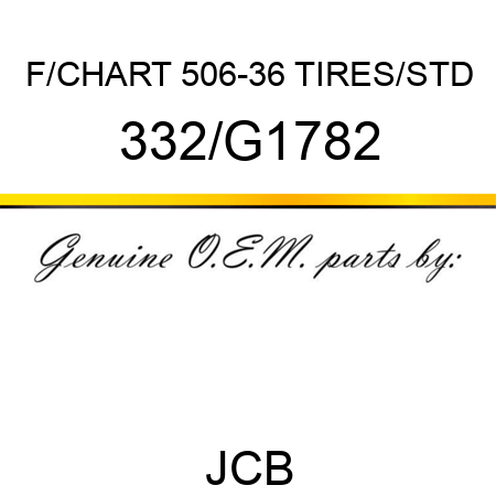 F/CHART 506-36 TIRES/STD 332/G1782