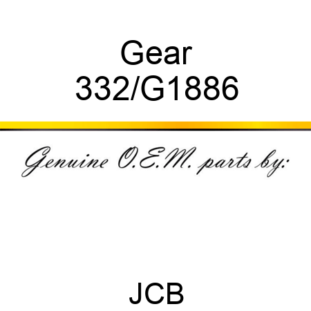 Gear 332/G1886