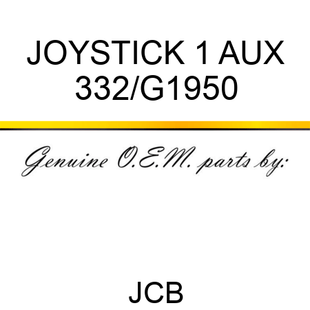 JOYSTICK 1 AUX 332/G1950