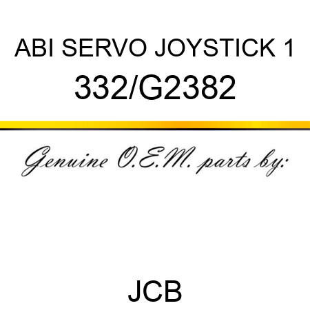 ABI SERVO JOYSTICK 1 332/G2382