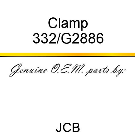 Clamp 332/G2886