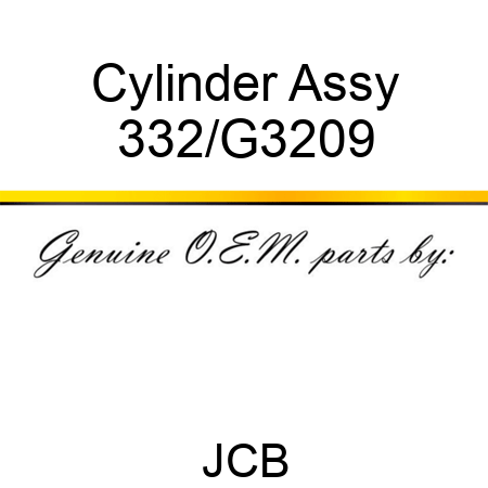 Cylinder Assy 332/G3209