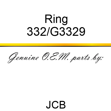 Ring 332/G3329