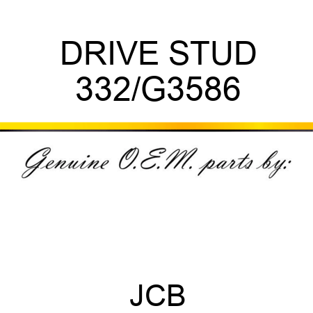 DRIVE STUD 332/G3586