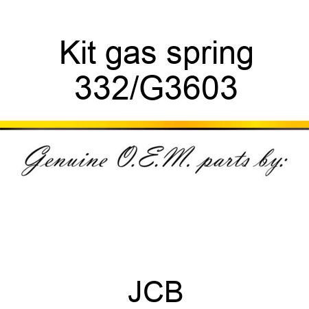 Kit gas spring 332/G3603