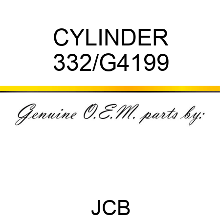 CYLINDER 332/G4199