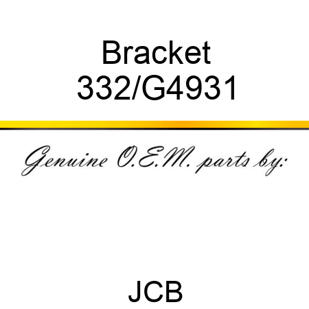 Bracket 332/G4931